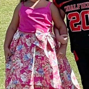 Pink Hi-lo dress size 16